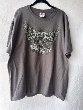 Harley-Davidson West Indies Barbados Turtle Graphic T-Shirt Gray XL